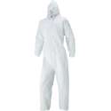 Beschermoverall, PP, 50 g/mm2, Gr. 2XL, wit