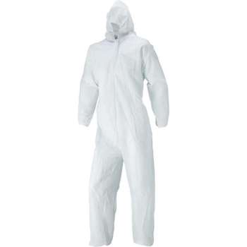 Beschermoverall, PP, 50 g/mm2, Gr. 2XL, wit