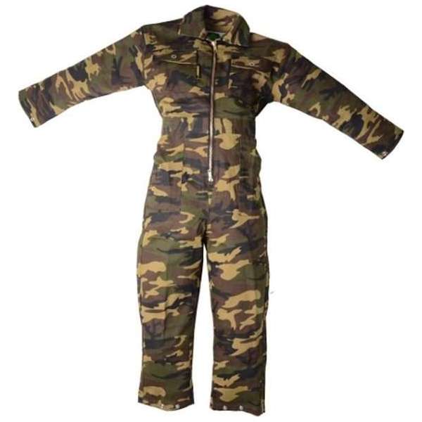 MM Eurotool Kinderoverall katoen leger camo - maat 140 MM Eurotool Kinderoverall katoen leger camo - maat 140