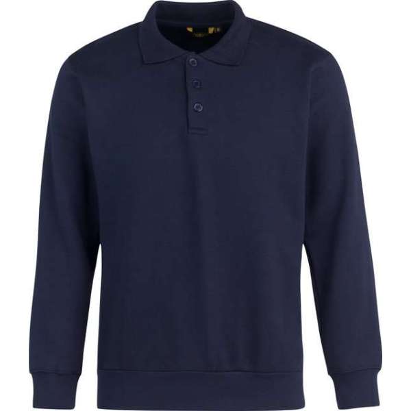 STØRVIK Polo Sweater 4 seizoenen Heren Donkerblauw - Maat M - NAPOLI STØRVIK Polo Sweater 4 seizoenen Heren Donkerblauw - Maat M - NAPOLI