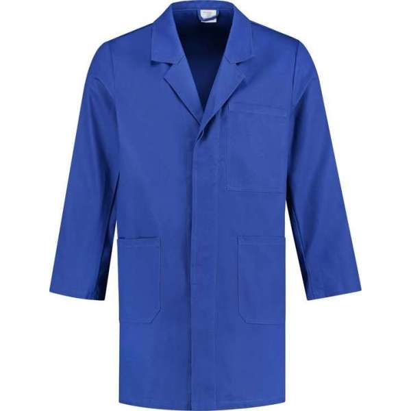 Yoworkwear Stofjas - 100% katoen - Korenblauw - Maat S Yoworkwear Stofjas - 100% katoen - Korenblauw - Maat S