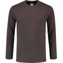 Tricorp T-shirt lange mouw - Casual - 101006 - Donkergrijs - maat XL
