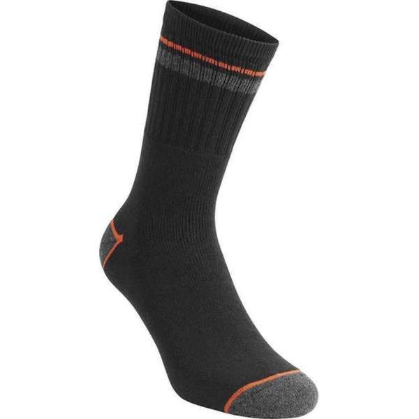 Black & Decker - 12-pack Werk Sokken - Zwart - Maat 43-46 Black & Decker - 12-pack Werk Sokken - Zwart - Maat 43-46