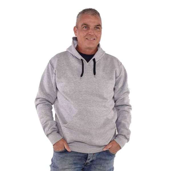 STØRVIK Hooded Sweater 4 seizoenen Heren Grijs - Maat XL - HEDMARK STØRVIK Hooded Sweater 4 seizoenen Heren Grijs - Maat XL - HEDMARK