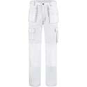 EM Workwear Schildersbroek / Werkbroek pol/kat Oxford wit maat 52