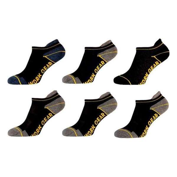 sneaker werksokken 6 paar maat 43/46 sneaker werksokken 6 paar maat 43/46