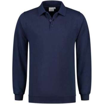 Santino Robin Polo Sweater lange mouw - Marine - L