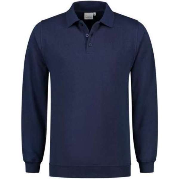 Santino Robin Polo Sweater lange mouw - Marine - L Santino Robin Polo Sweater lange mouw - Marine - L