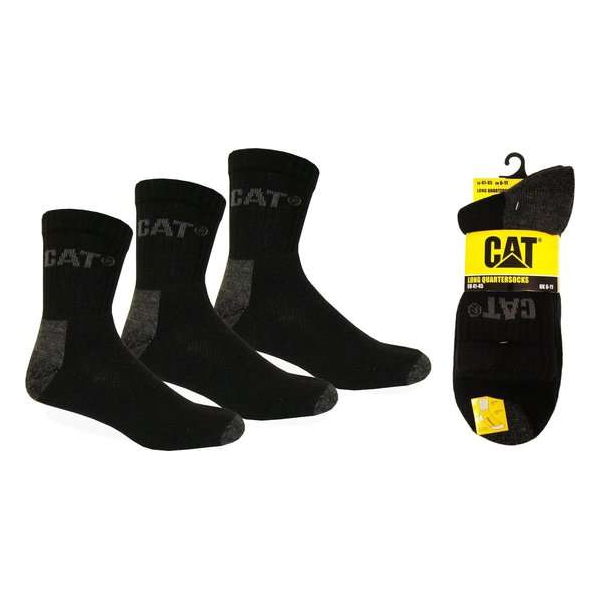 CAT Quarter Werksokken half hoog maat 41-45 ZWART CAT Quarter Werksokken half hoog maat 41-45 ZWART