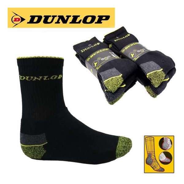 Dunlop Werksokken Maat 43 - 46 (3 Paar) Dunlop Werksokken Maat 43 - 46 (3 Paar)