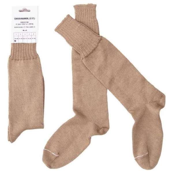 Leger sokken khaki 70% wol Leger sokken khaki 70% wol