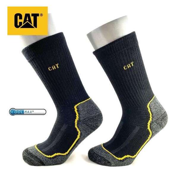 CAT - COOLMAX - Werk / Wandelsokken - Perfect Fit - Mesh - Flexzone 43/46 CAT - COOLMAX - Werk / Wandelsokken - Perfect Fit - Mesh - Flexzone 43/46