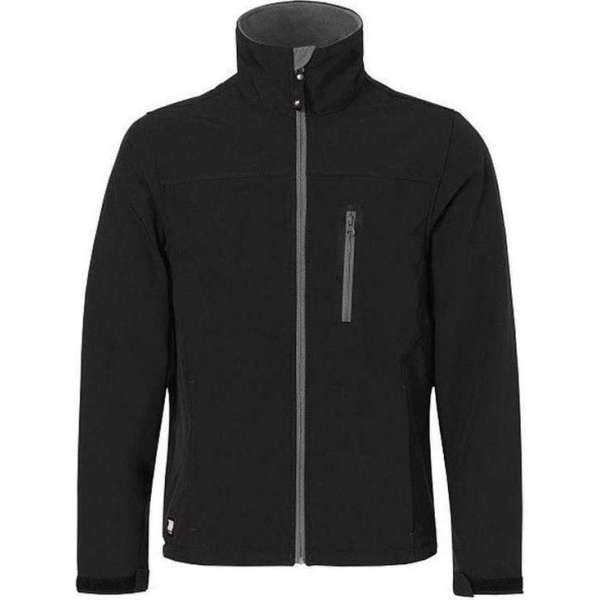 JMP Wear 3VP-M060014 Bolivia Zwart Softshell Jas Uniseks JMP Wear 3VP-M060014 Bolivia Zwart Softshell Jas Uniseks