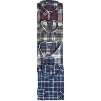 Ruitje van Flannel, lengte 85cm, maat 41/42, diverse kleuren