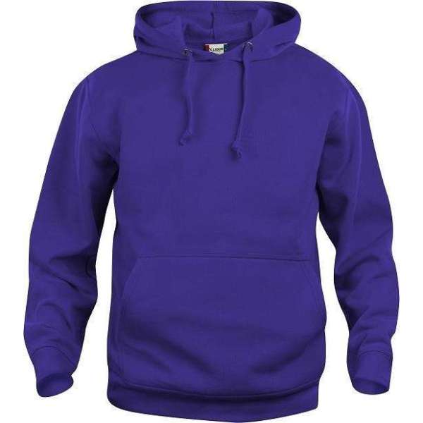 Clique Basic hoody Helder Lila maat L Clique Basic hoody Helder Lila maat L