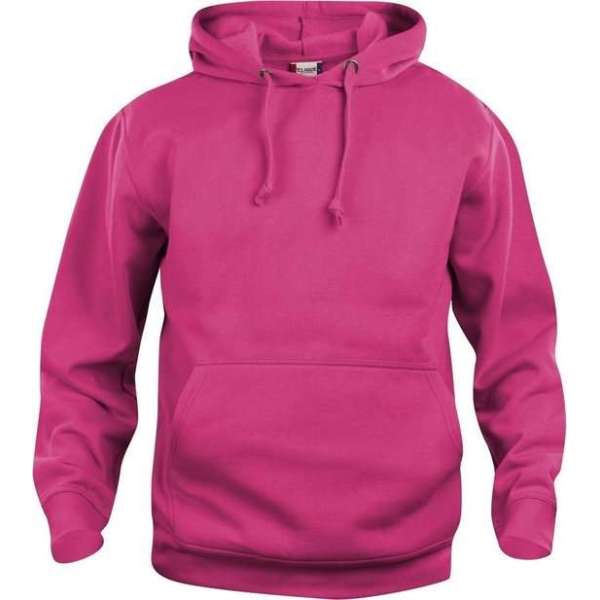 Clique Basic hoody Helder Kersen maat XXXL Clique Basic hoody Helder Kersen maat XXXL