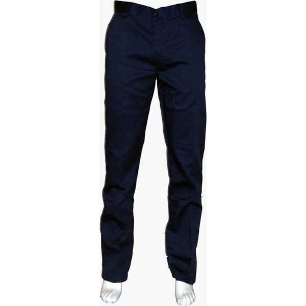 Yoworkwear Werkbroek polyester/katoen navy maat 66 Yoworkwear Werkbroek polyester/katoen navy maat 66