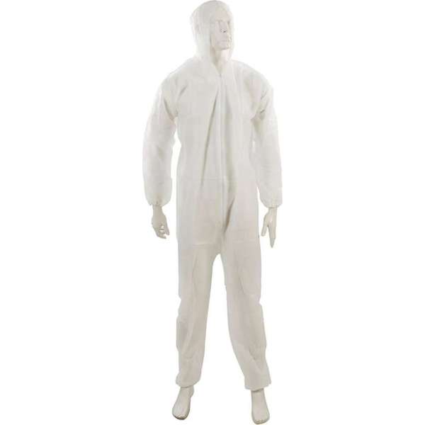 Silverline Wegwerp Overall - Wit - Maat XL Silverline Wegwerp Overall - Wit - Maat XL