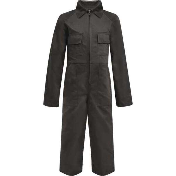 vidaXL Kinderoverall met mouwen maat 146/152 grijs vidaXL Kinderoverall met mouwen maat 146/152 grijs