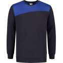 Tricorp Sweater Bicolor Naden 302013 Navy / Koningsblauw - Maat XL