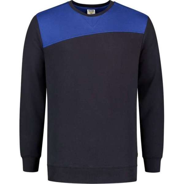 Tricorp Sweater Bicolor Naden 302013 Navy / Koningsblauw - Maat XL Tricorp Sweater Bicolor Naden 302013 Navy / Koningsblauw - Maat XL