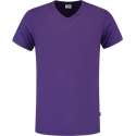 Tricorp T-shirt V Hals Slim Fit 101005 Paars - Maat XXL