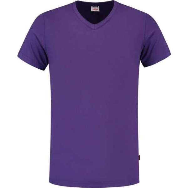 Tricorp T-shirt V Hals Slim Fit 101005 Paars - Maat XXL Tricorp T-shirt V Hals Slim Fit 101005 Paars - Maat XXL