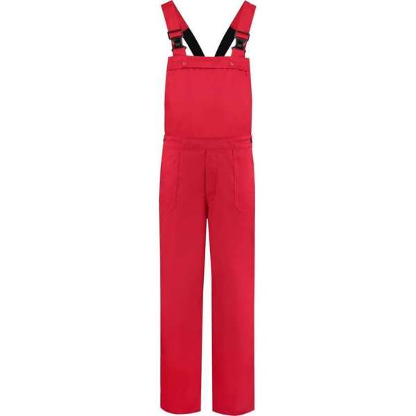 EM Workwear Tuinbroek Polyester/Katoen Rood - Maat 46 EM Workwear Tuinbroek Polyester/Katoen Rood - Maat 46