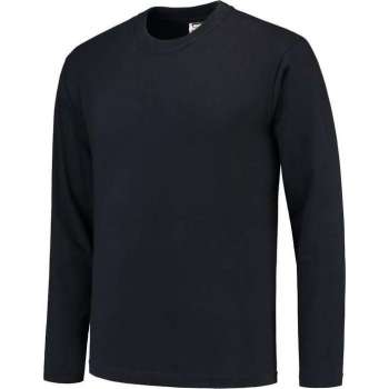 Tricorp t-shirt lange mouw - Casual - 101006 - navy - maat XL