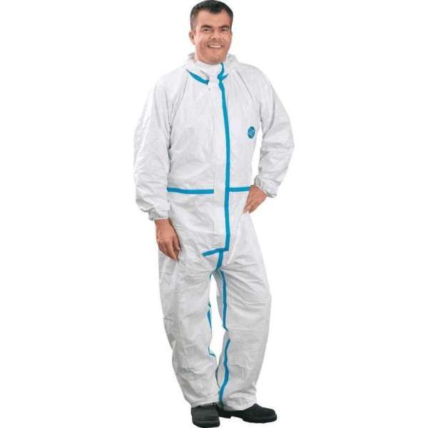 Wegwerpoverall Tyvek® 600 Plus, CHA5, categorie III, type 4B / 5B / 6B XXL Wegwerpoverall Tyvek® 600 Plus, CHA5, categorie III, type 4B / 5B / 6B XXL
