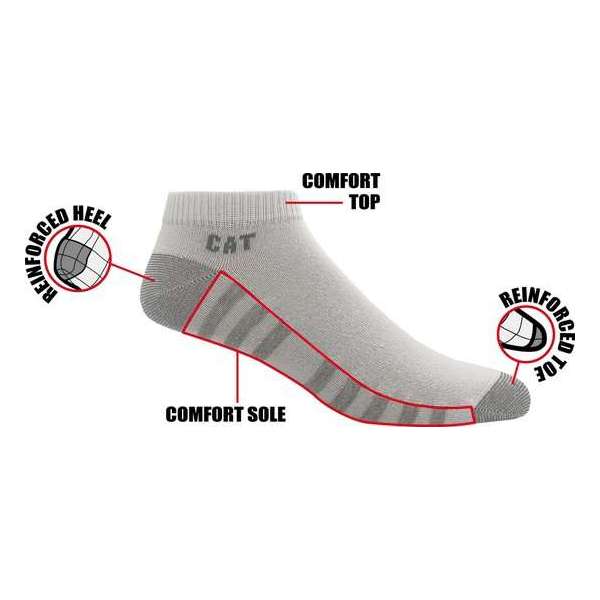 CATERPILLAR SOKKEN - CAT Work light sneakers - 39/42 - Wit - 6 paar CATERPILLAR SOKKEN - CAT Work light sneakers - 39/42 - Wit - 6 paar