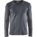 Blåkläder 3314-1032 T-shirt lange mouwen Grijs maat XL