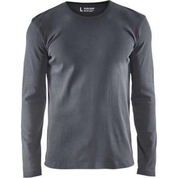 Blåkläder 3314-1032 T-shirt lange mouwen Grijs maat XL
