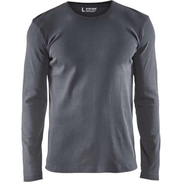Blåkläder 3314-1032 T-shirt lange mouwen Grijs maat XL Blåkläder 3314-1032 T-shirt lange mouwen Grijs maat XL