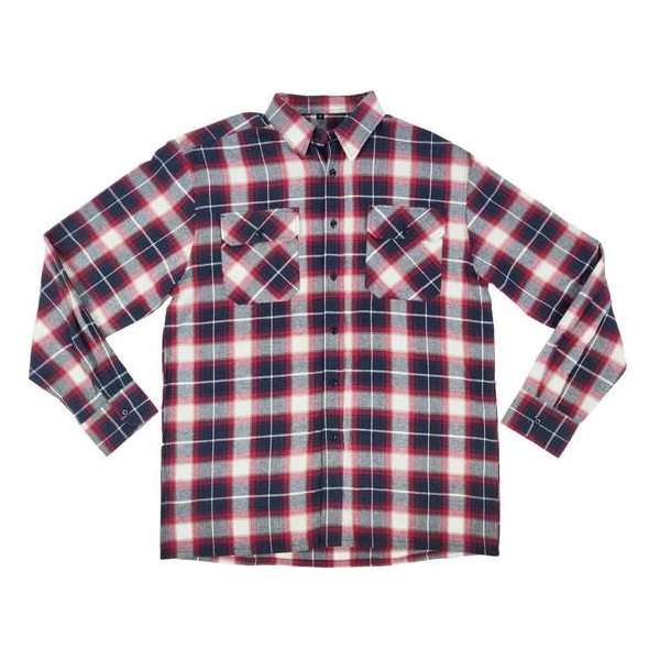 STØRVIK Flanellen Blouse Geruwd Katoen Heren Rood / Blauw - Maat XL - DAWSON STØRVIK Flanellen Blouse Geruwd Katoen Heren Rood / Blauw - Maat XL - DAWSON