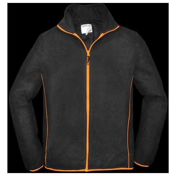 Terra Trend Job Fleecejack Zwart&Oranje - Werkkleding - Xl Terra Trend Job Fleecejack Zwart&Oranje - Werkkleding - Xl