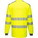 Portwest T185 - PW3 Hi-Vis T-shirt met lange mouw Geel/marine Maat: L