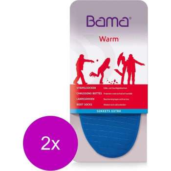 Bama Laarssok Extra Blauw - Sokken - 2 x 38-39