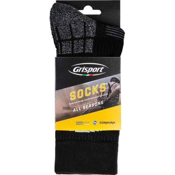 Grisport All Season Sokken 25108 - Zwart/Grijs - 39-42 Grisport All Season Sokken 25108 - Zwart/Grijs - 39-42