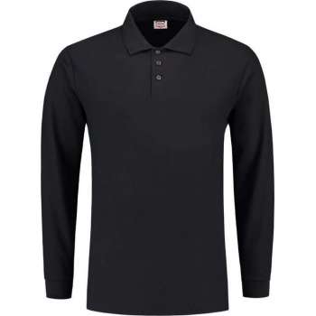 Tricorp poloshirt lange mouw 100% katoen - Casual - 201008 - navy - maat L