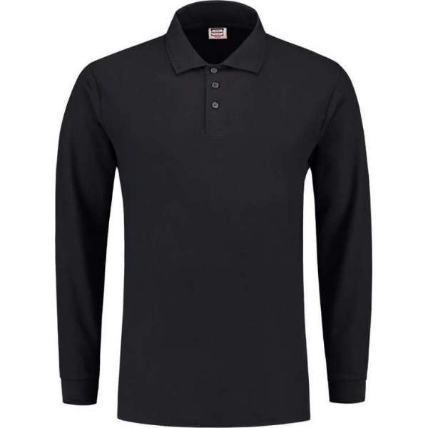 Tricorp poloshirt lange mouw 100% katoen - Casual - 201008 - navy - maat L Tricorp poloshirt lange mouw 100% katoen - Casual - 201008 - navy - maat L
