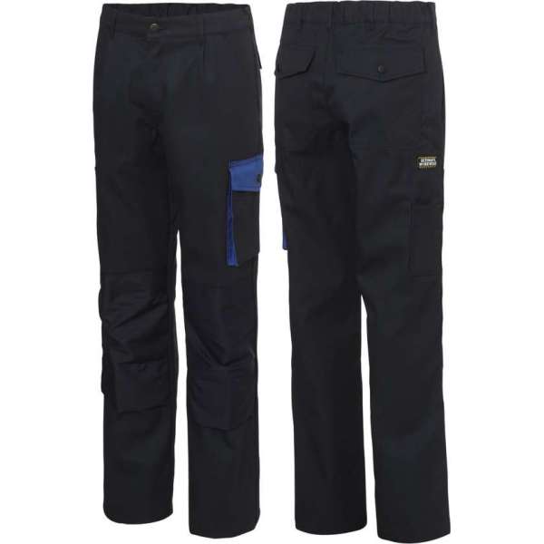 Ultimate Workwear - Werkbroek SHAWN - polykatoen - lichtgewicht tweekleurig Blauw (Marine/Navy)/Blauw (Kobalt/Royal Blue) Ultimate Workwear - Werkbroek SHAWN - polykatoen - lichtgewicht tweekleurig Blauw (Marine/Navy)/Blauw (Kobalt/Royal Blue)