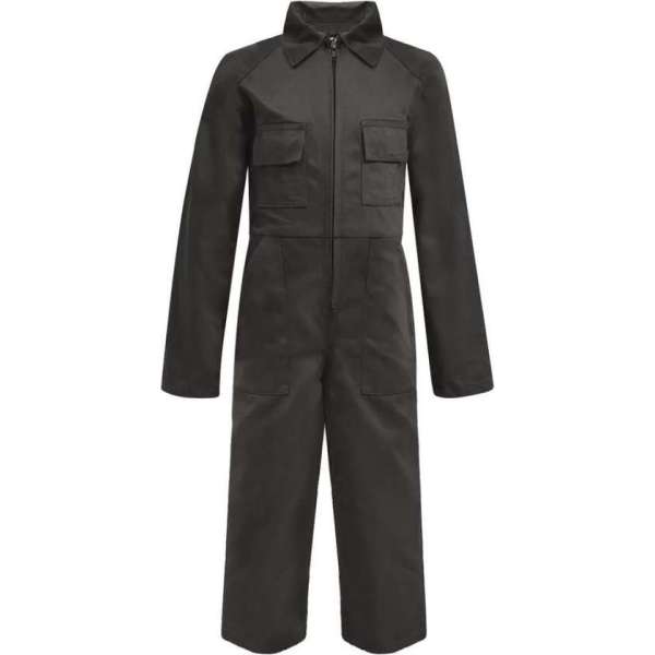 vidaXL Kinderoverall met mouwen maat 158/164 grijs vidaXL Kinderoverall met mouwen maat 158/164 grijs