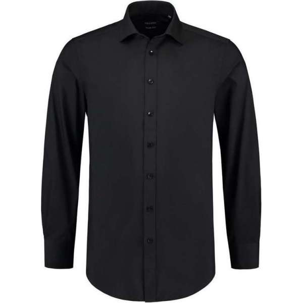 Tricorp 705008 Overhemd Stretch Slim Fit Zwart maat 38/7 Tricorp 705008 Overhemd Stretch Slim Fit Zwart maat 38/7