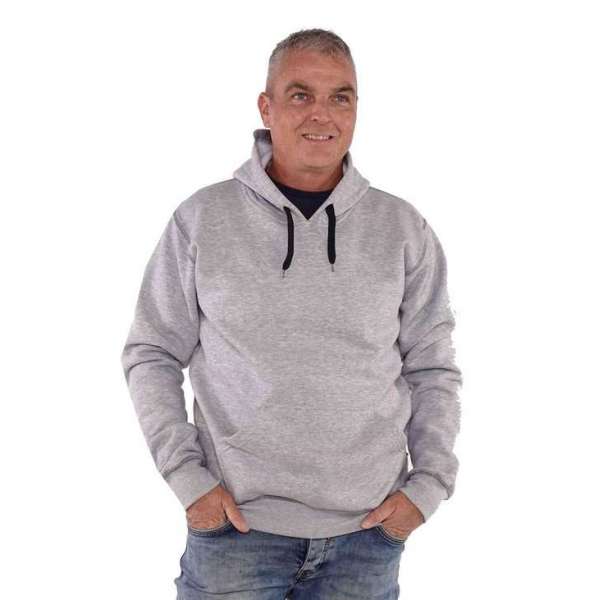 STØRVIK Hooded Sweater 4 seizoenen Heren Grijs - Maat M - HEDMARK STØRVIK Hooded Sweater 4 seizoenen Heren Grijs - Maat M - HEDMARK