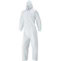 Beschermoverall, PP, 50 g/mm2, Gr. 3XL, wit