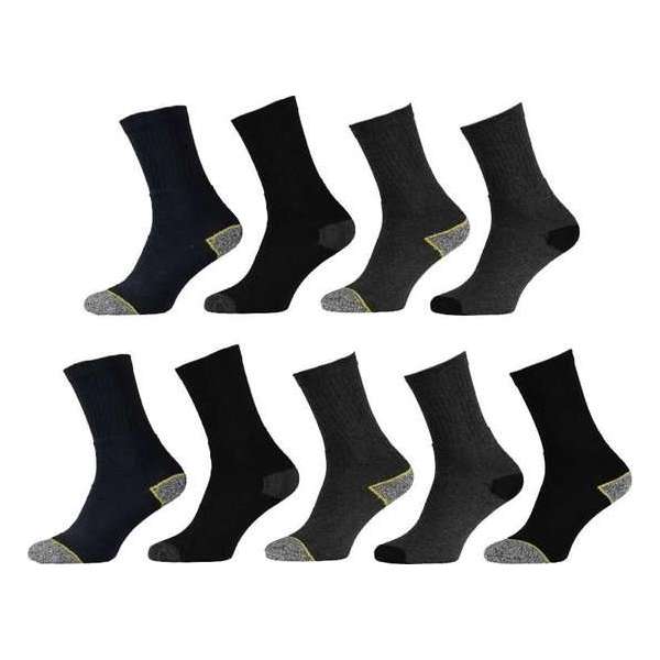 Koelmax werksokken - mix kleur - 10 paar - Maat 39-42 Koelmax werksokken - mix kleur - 10 paar - Maat 39-42