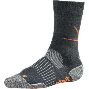 3-Pack Wollen All Season Thermo Werksokken met Pro-Cool en Ijzergaren - Unisex - Antraciet - Maat 35-38