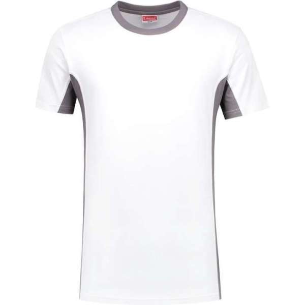 Workman T-Shirt Bi-Colour - 0408 wit / grijs - Maat S Workman T-Shirt Bi-Colour - 0408 wit / grijs - Maat S