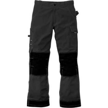 Taillebandbroek extra sterk voor werk en vrije tijd, kleur antraciet/zwart, maat 52